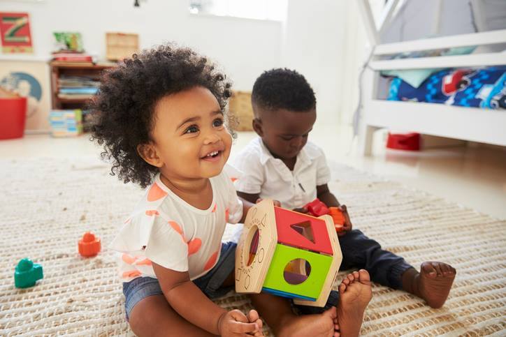 Kids playing at MKE therapy clinic